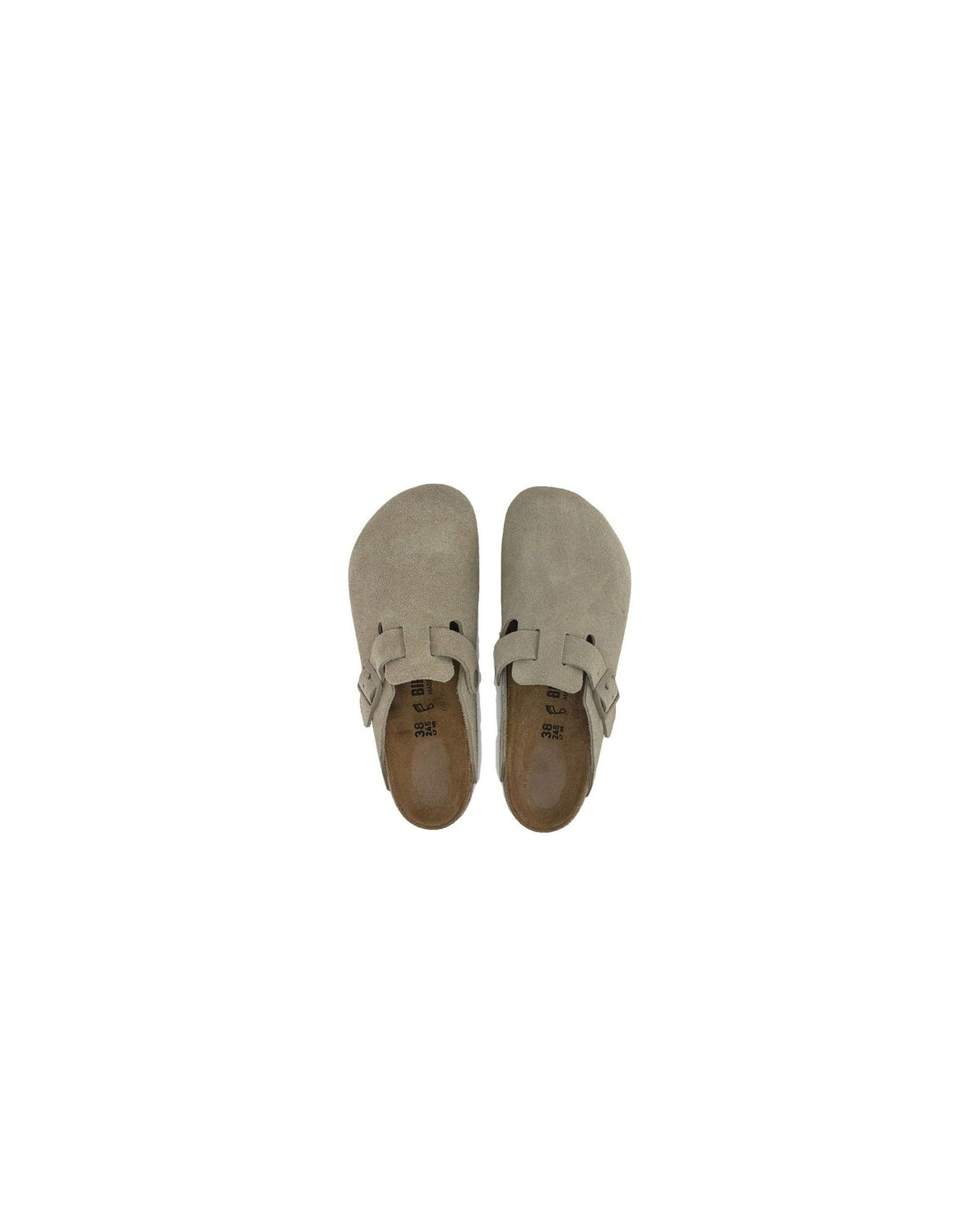 Birkenstock Boston Suede Faded Khaki