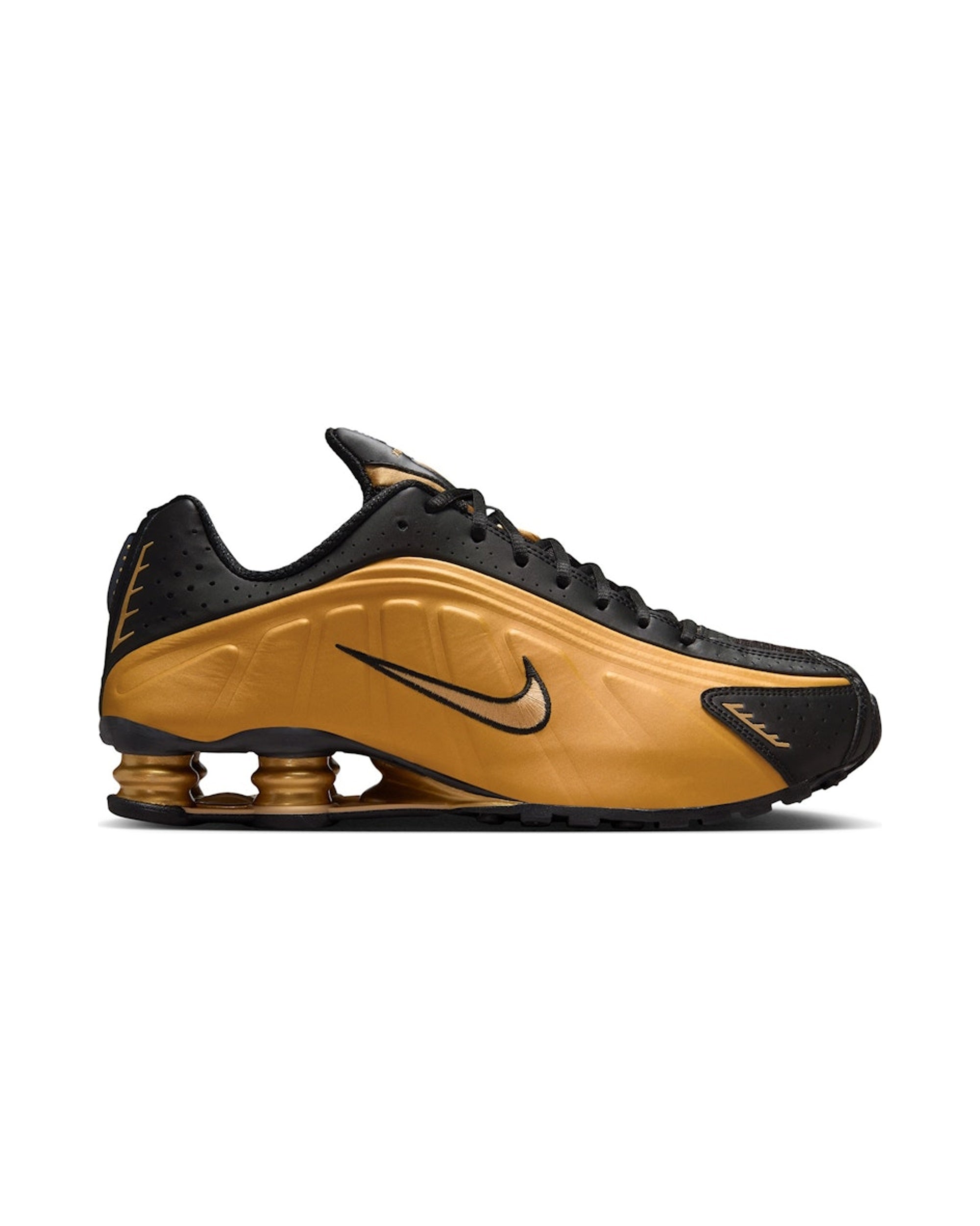 Nike Shox R4 Metallic Gold Black (2025)