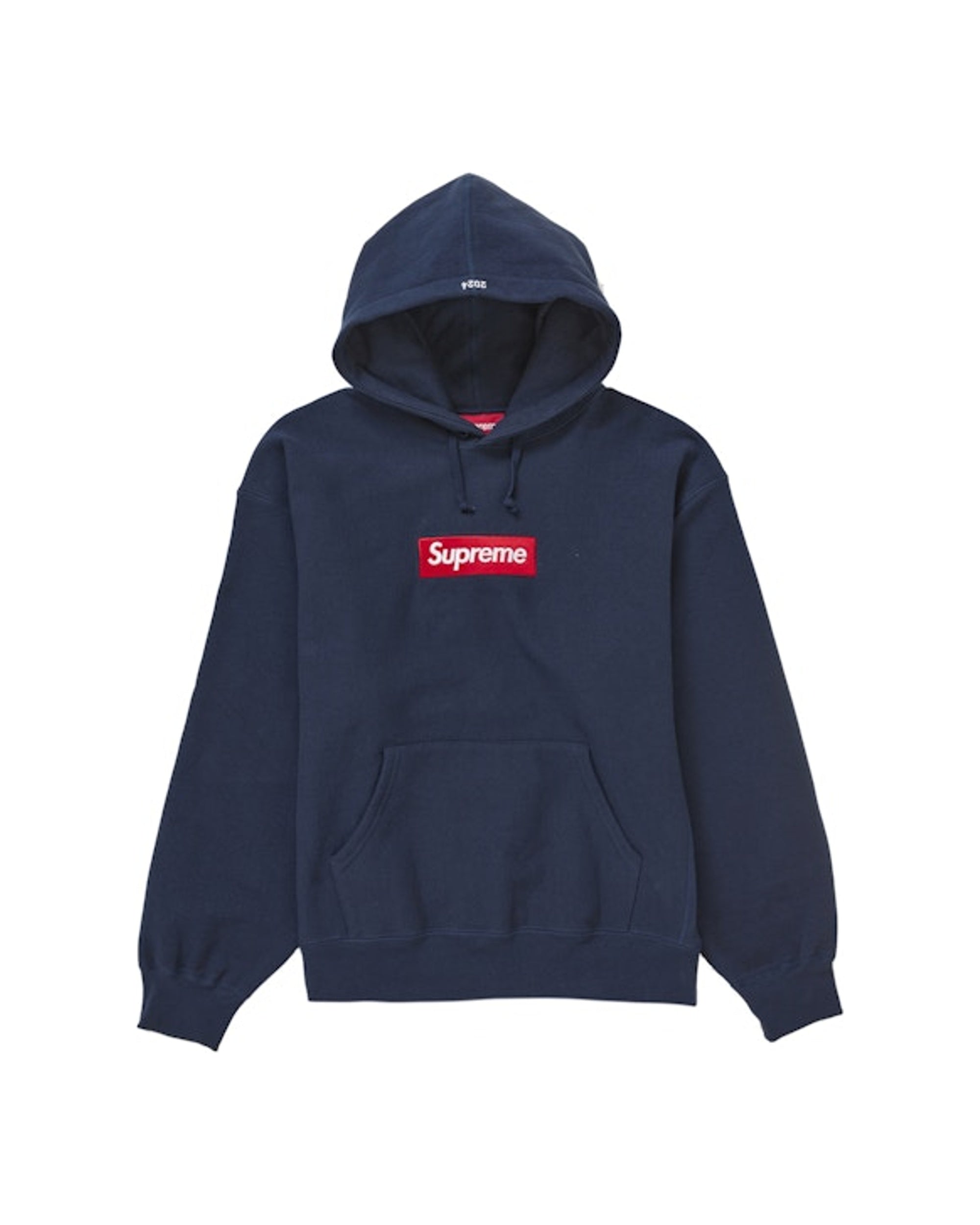 Supreme Box Logo Hooded Sweatshirt (FW24) Navy