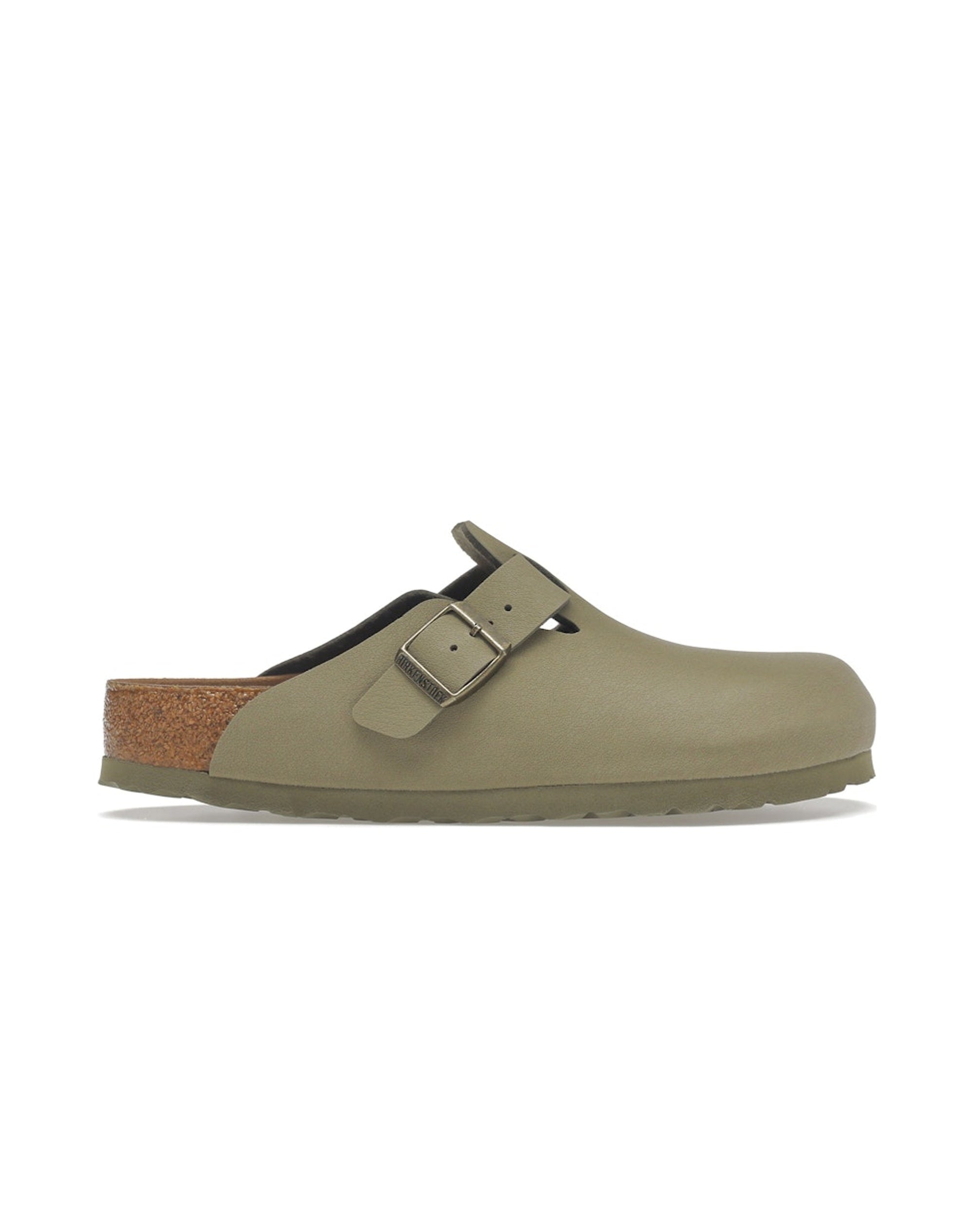 Birkenstock Boston Vegan Birkibuc Khaki