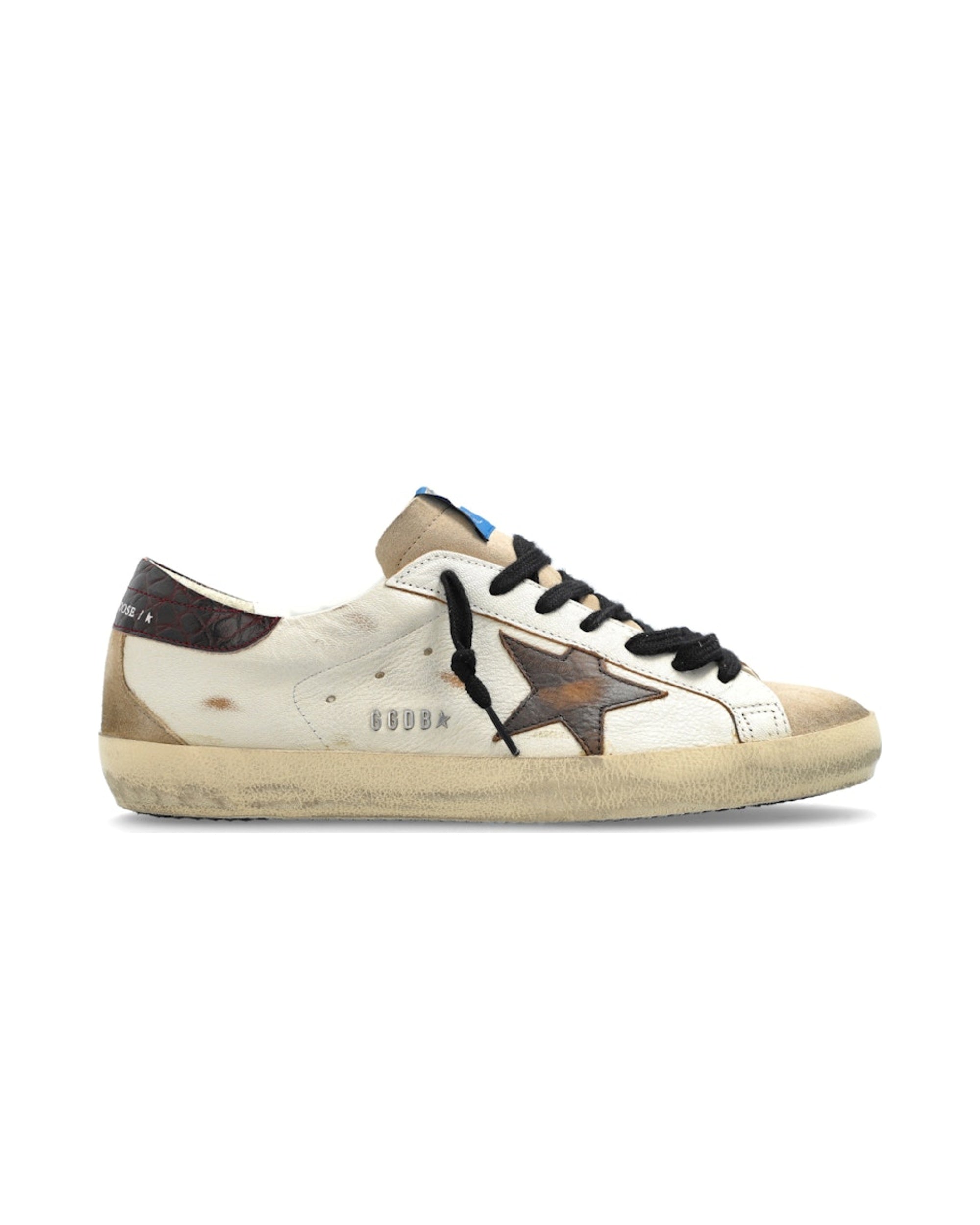 Golden Goose Super-Star White Beige Brown