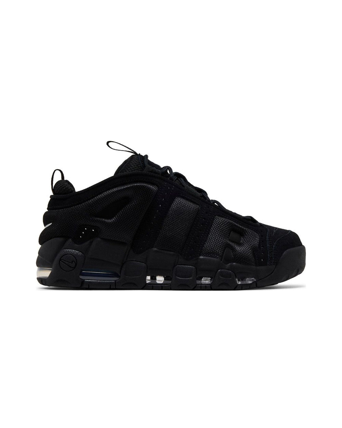 Nike Air More Uptempo Low Triple Black