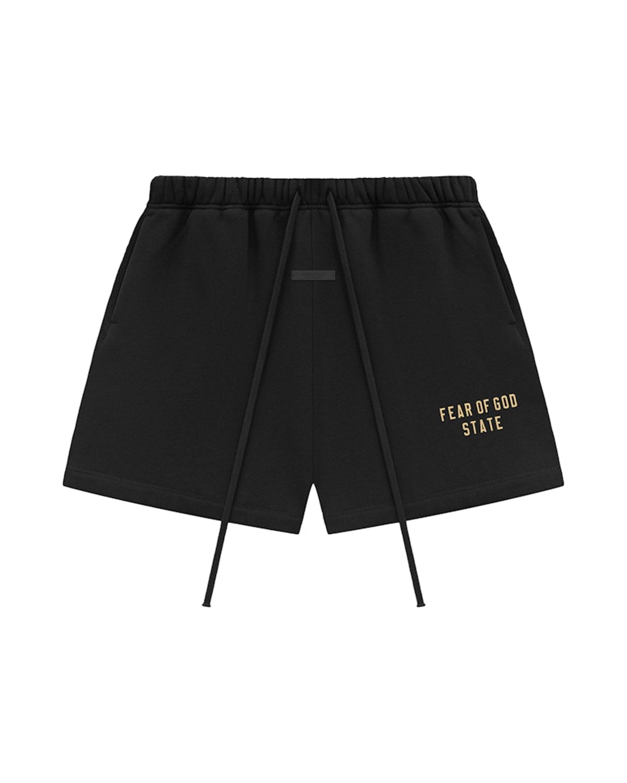Fear of God Essentials Fleece Soccer Short Black