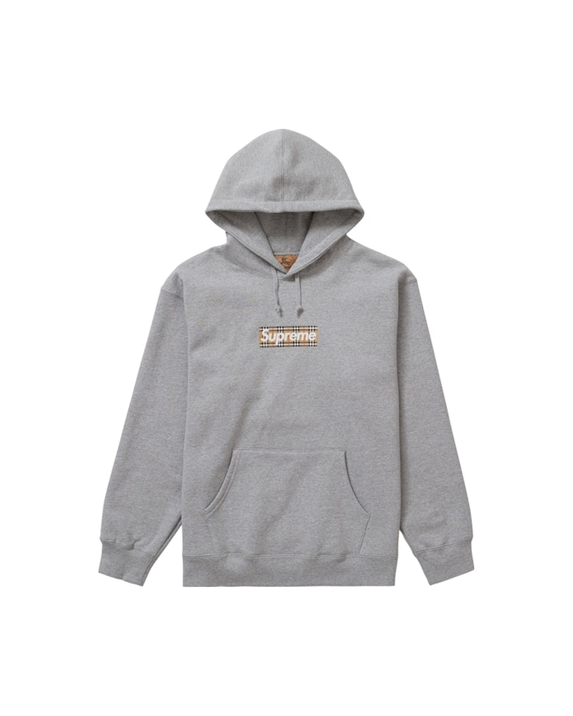 Supreme Box Logo Hooded Sweatshirt バーバリー Supreme x Burberry Hoodie Heather Grey | STREET BILL