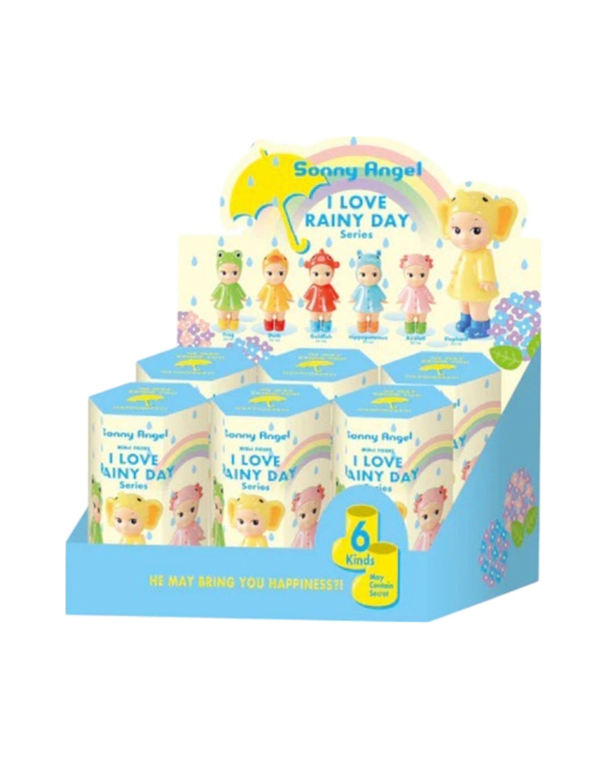Sonny Angel I LOVE RAINY DAY Series Sealed Case (6 Blind Box)