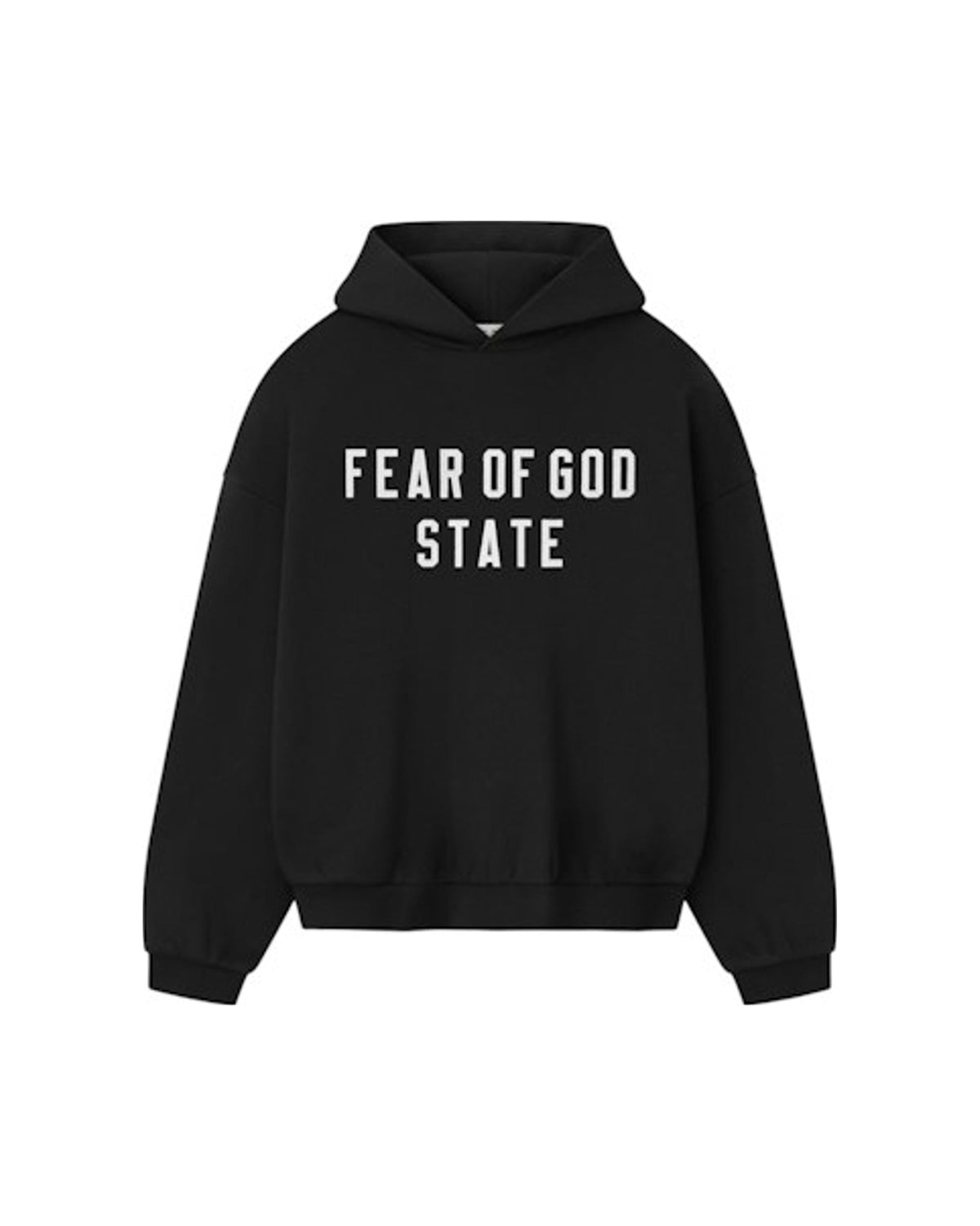 Fear of God Essentials 90's Fleece Hoodie Jet Black