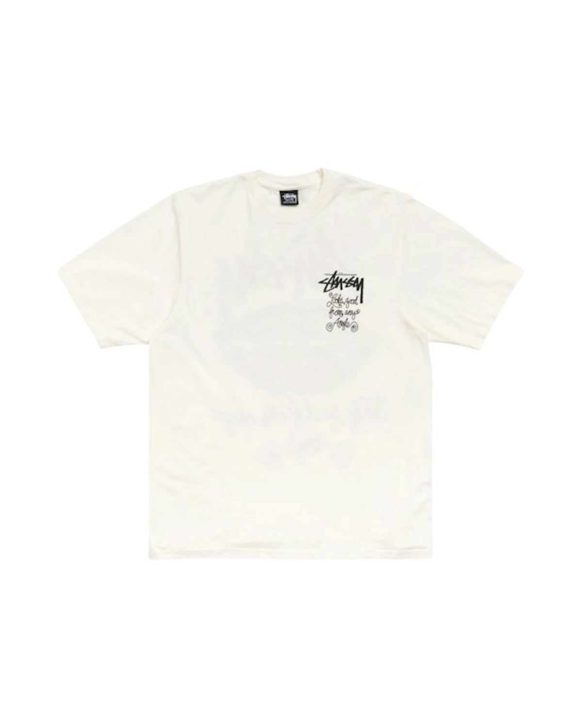 Stussy Any Angle Pigment Dyed Tee Natural