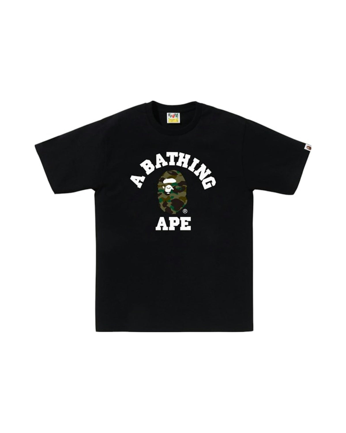BAPE 1st Camo College Tee (FW25) Black/Green
