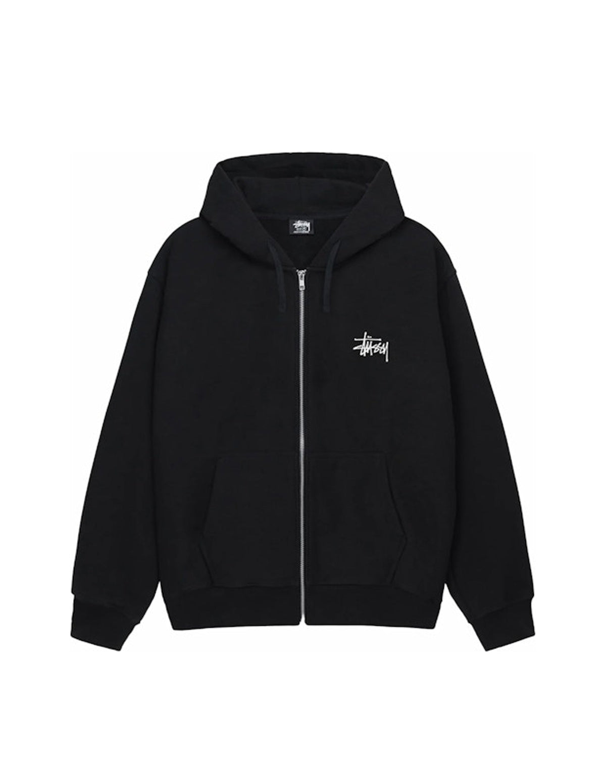 Stussy Basic Stussy Zip Hoodie Black