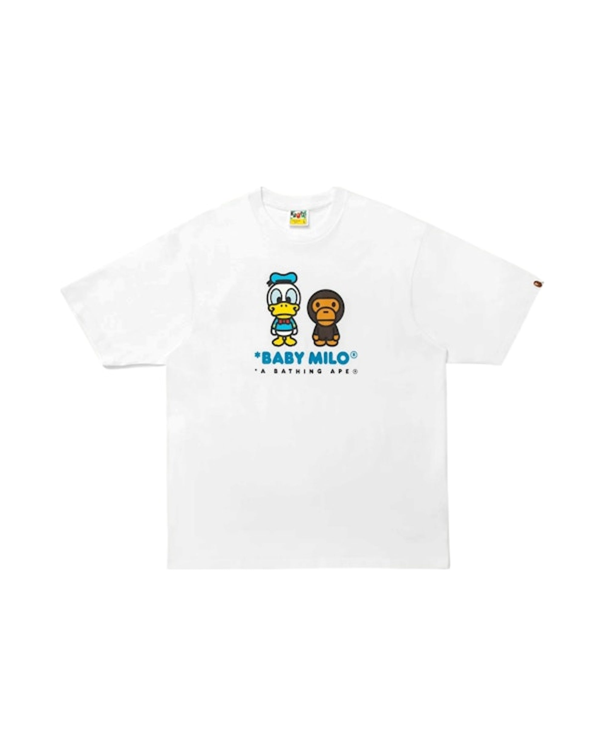 BAPE x Disney Donald Duck Baby Milo Relaxed Fit Tee White