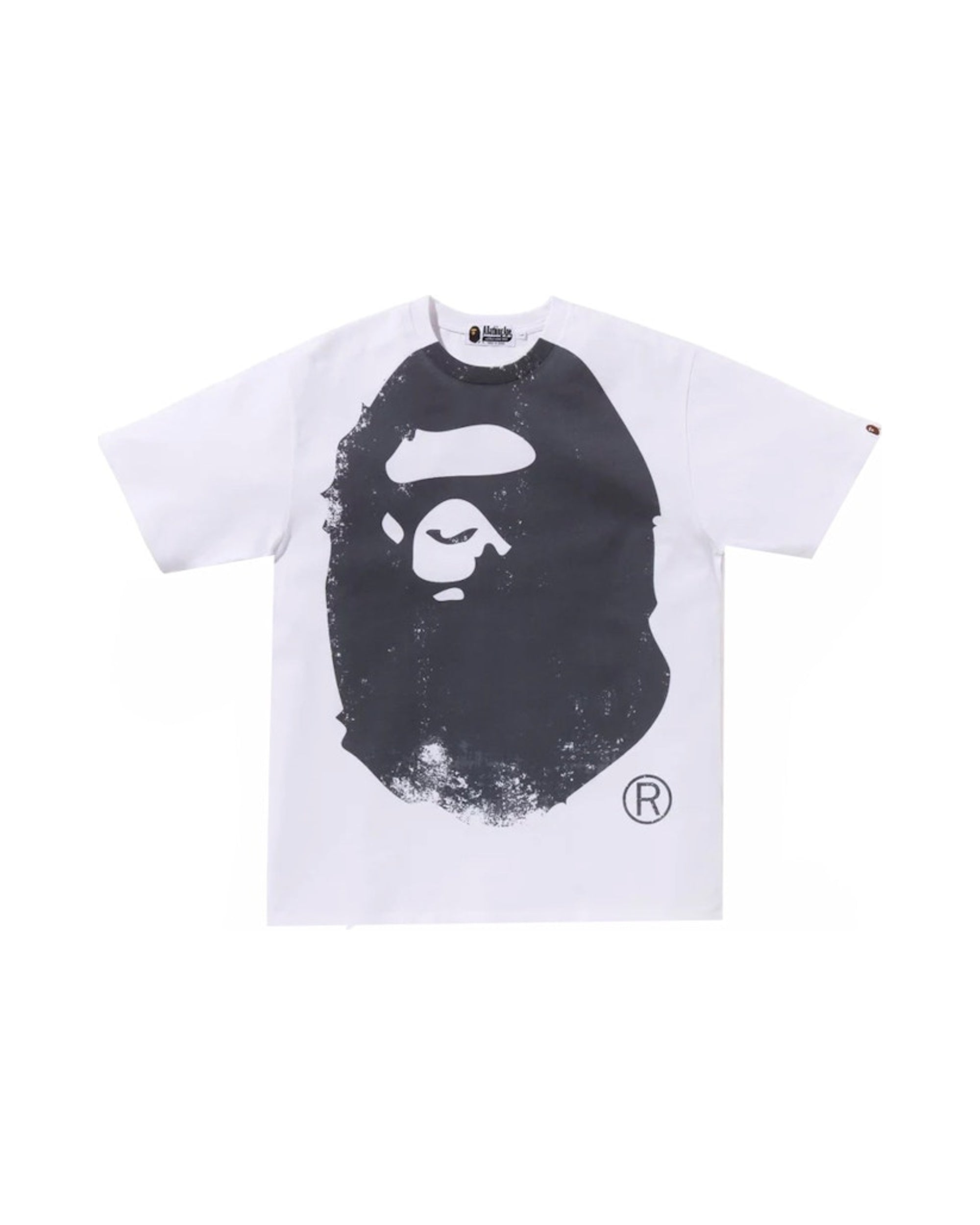 BAPE Overprinted Ape Head Tee White