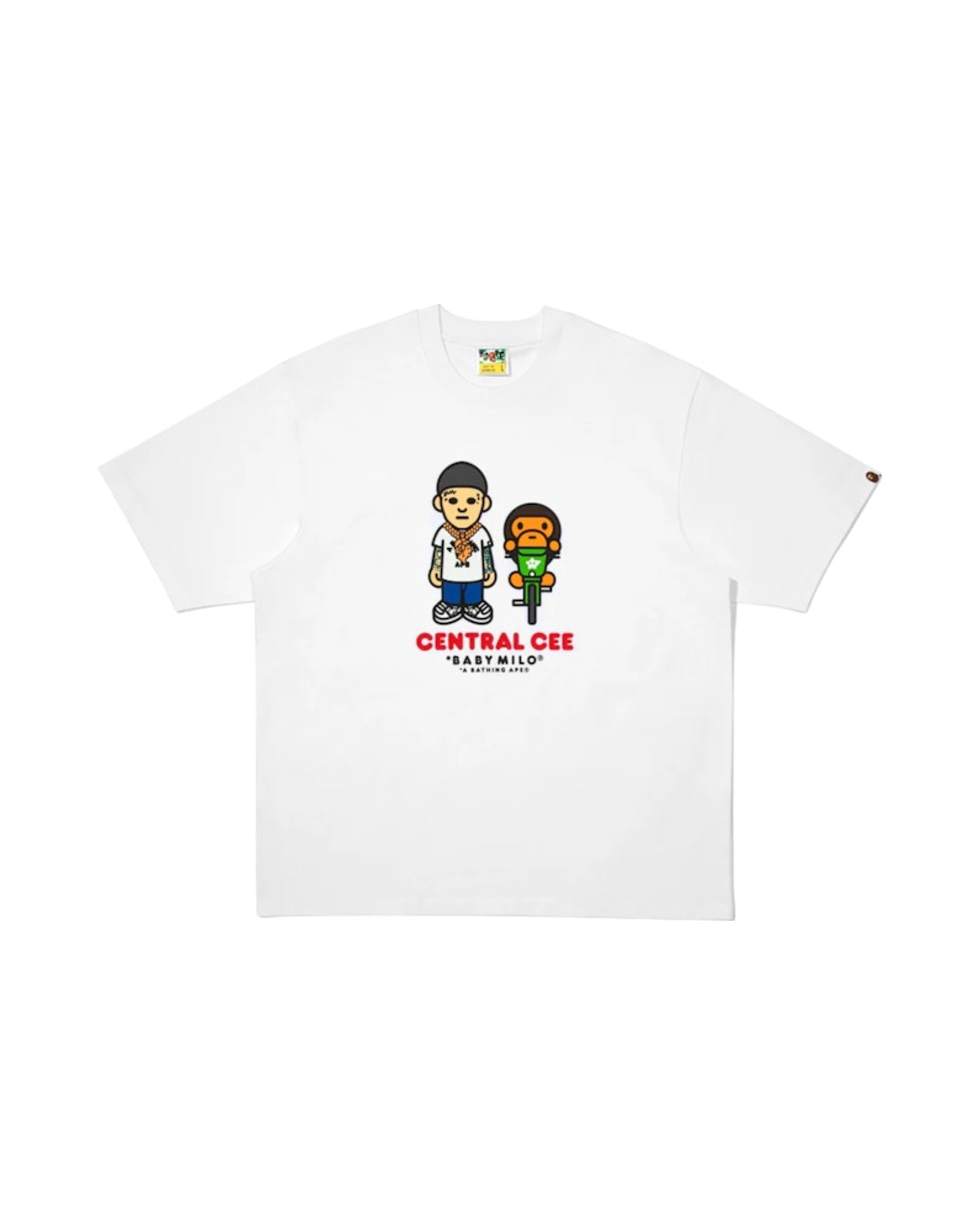 BAPE x Spotify x Central Cee Bax Milo Relaxed Fit Tee White