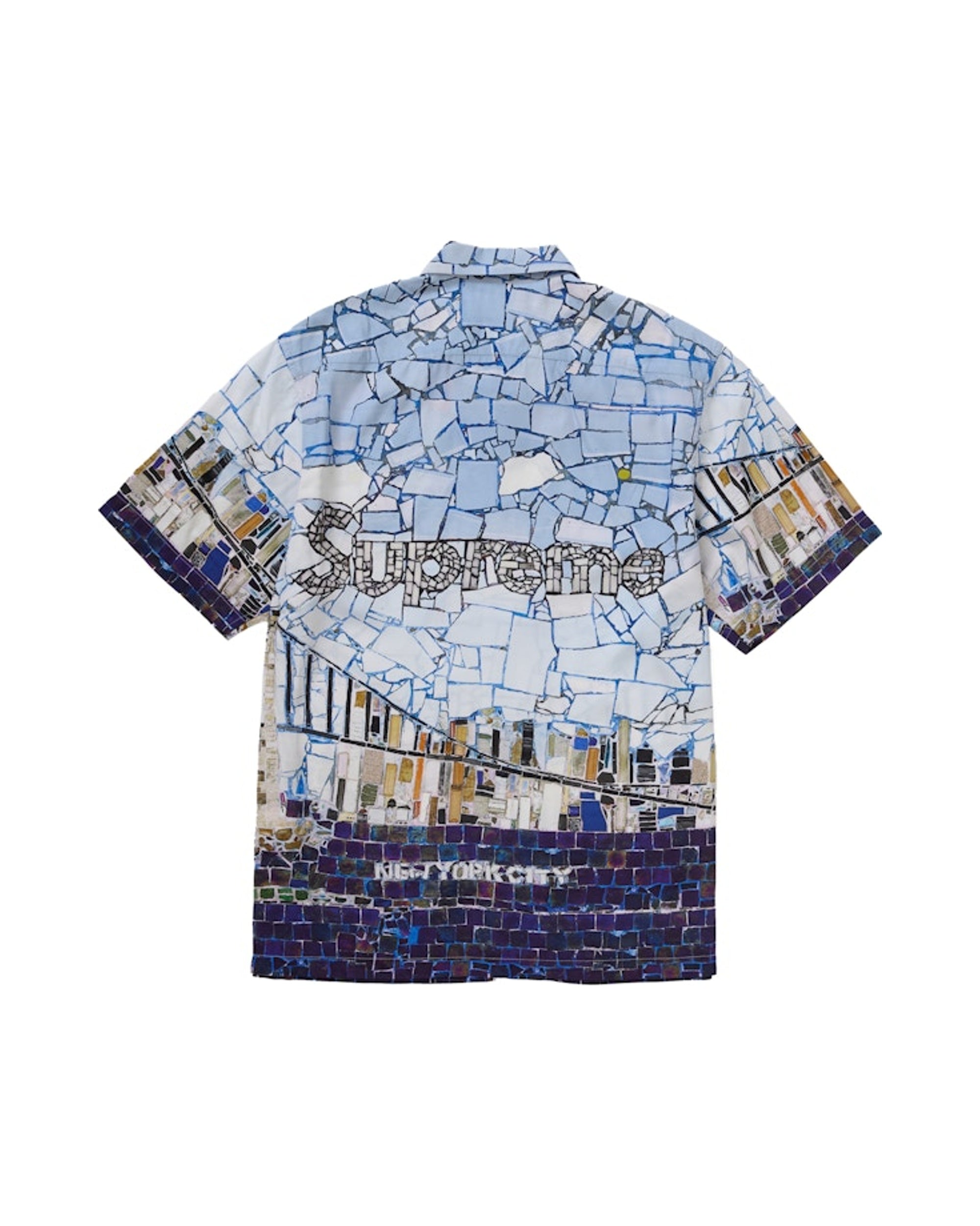 Supreme Mosaic S S Shirt Multicolor
