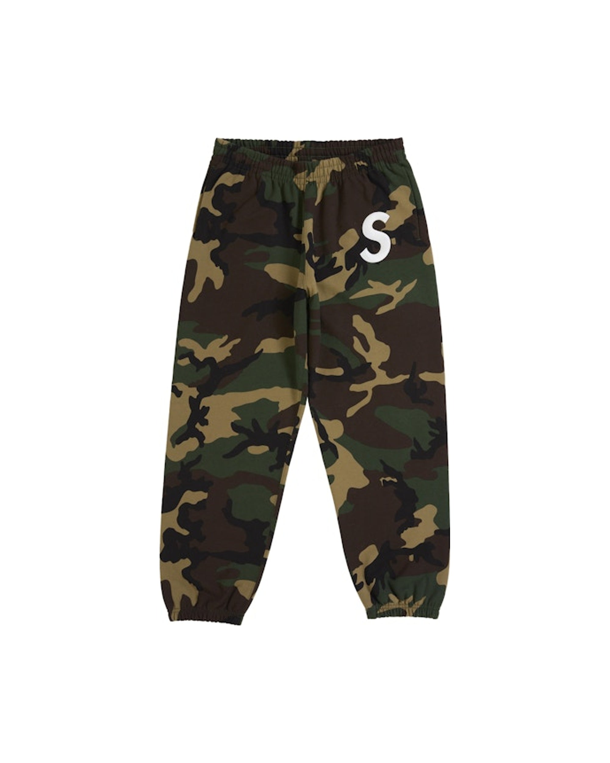 Supreme S Logo Sweatpant (FW25) Woodland Camo