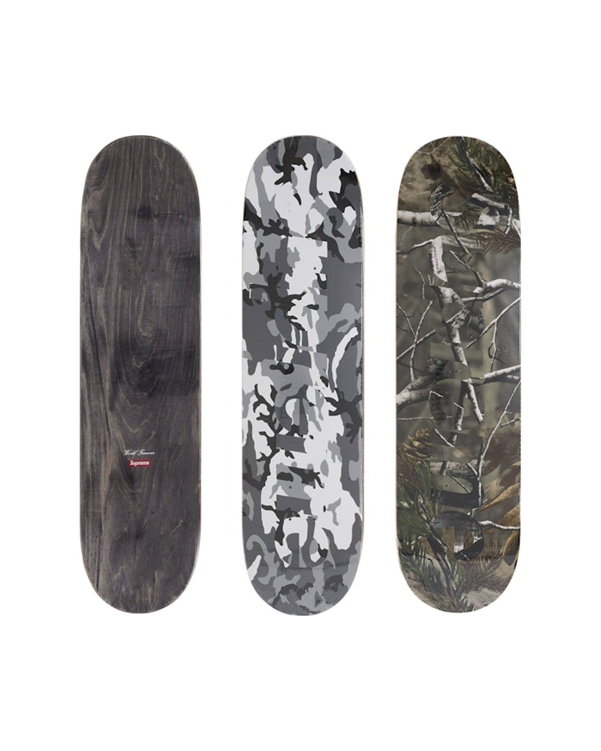Supreme Camo Ripstop Skateboard Deck Set Multicolor