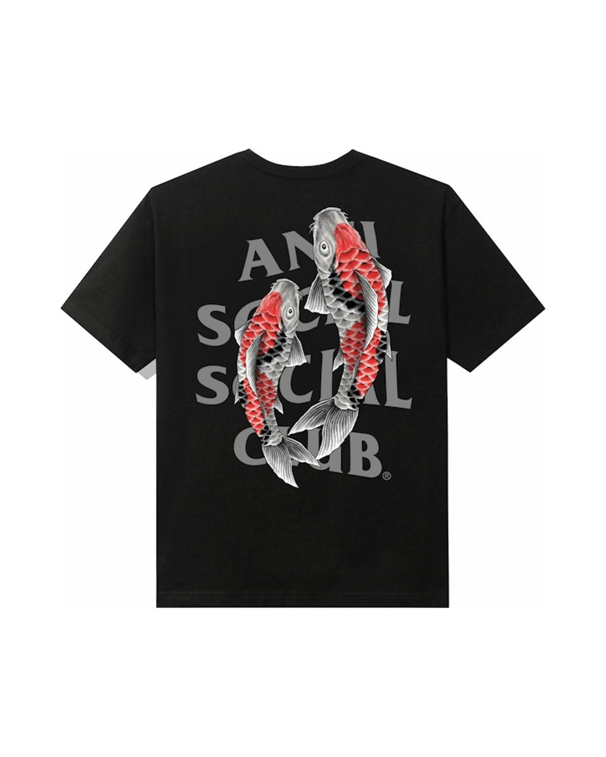 Anti Social Social Club Koi Garden 3M Reflective Tee Black