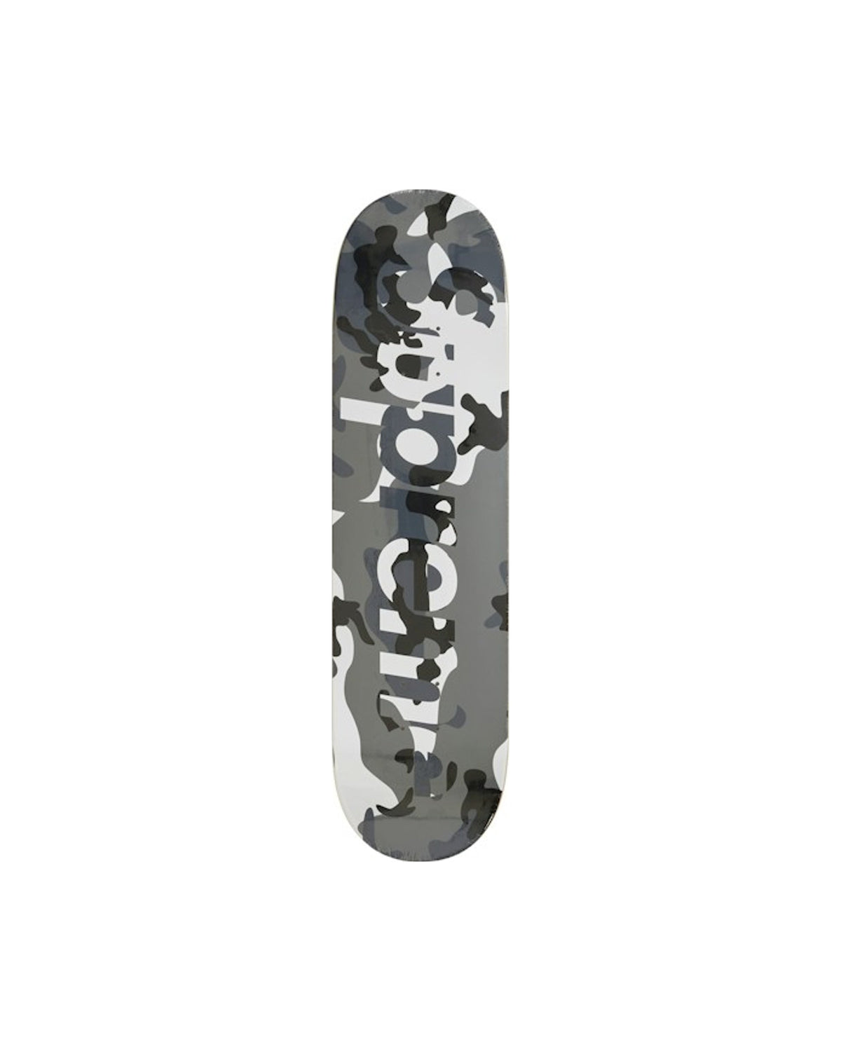 Supreme Camo Logo Skateboard Deck Snow Camo