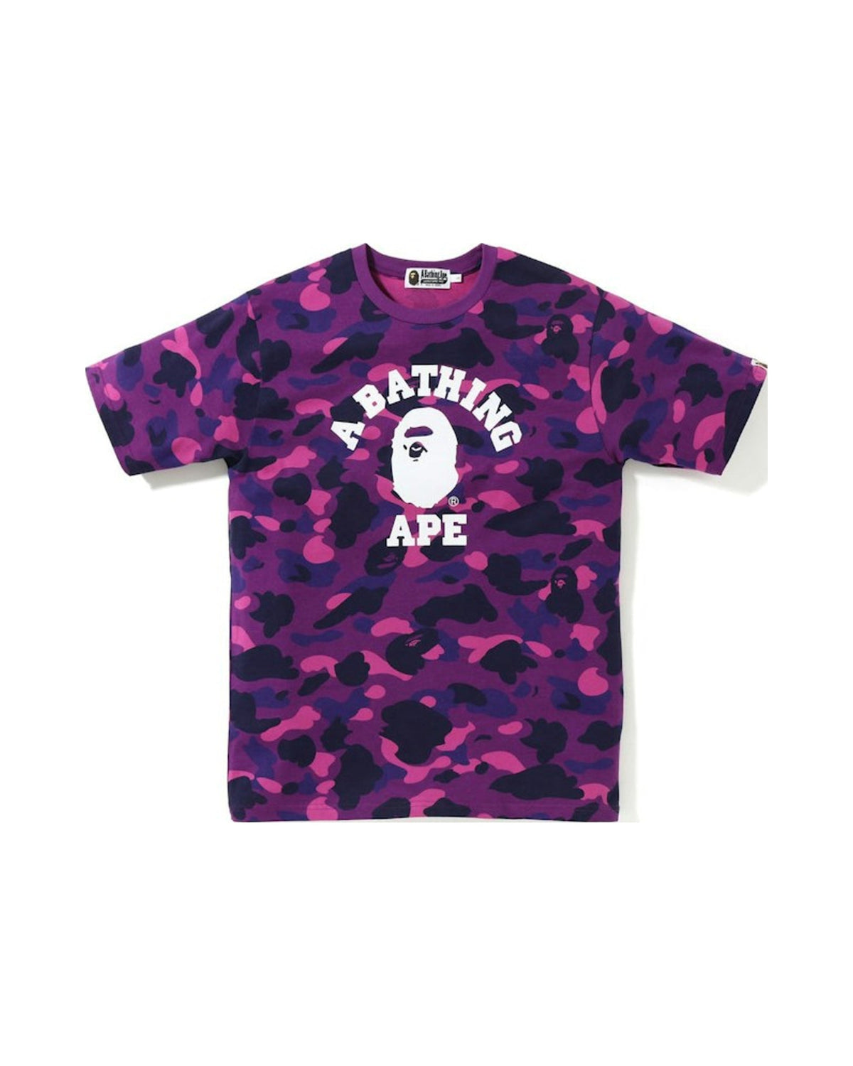 BAPE Color Camo College Tee (SS23) Purple