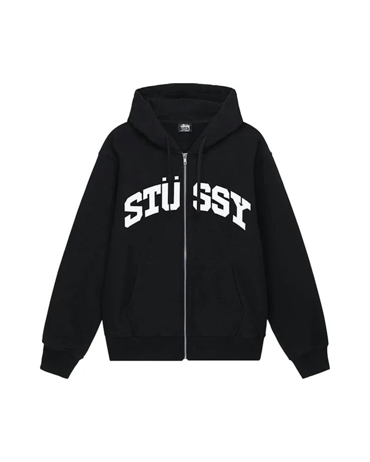 Stussy Block Sport Zip Hoodie Black