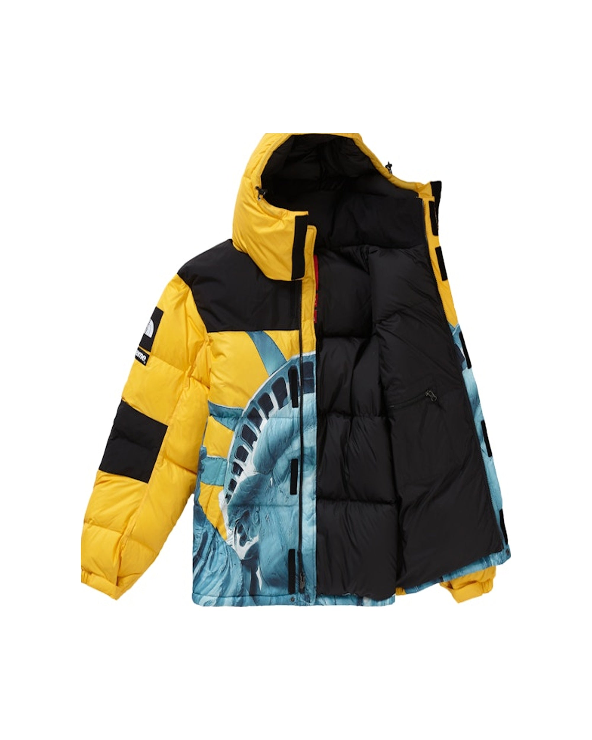 Supreme The North Face Statue of Liberty Baltoro Jacket Yellow