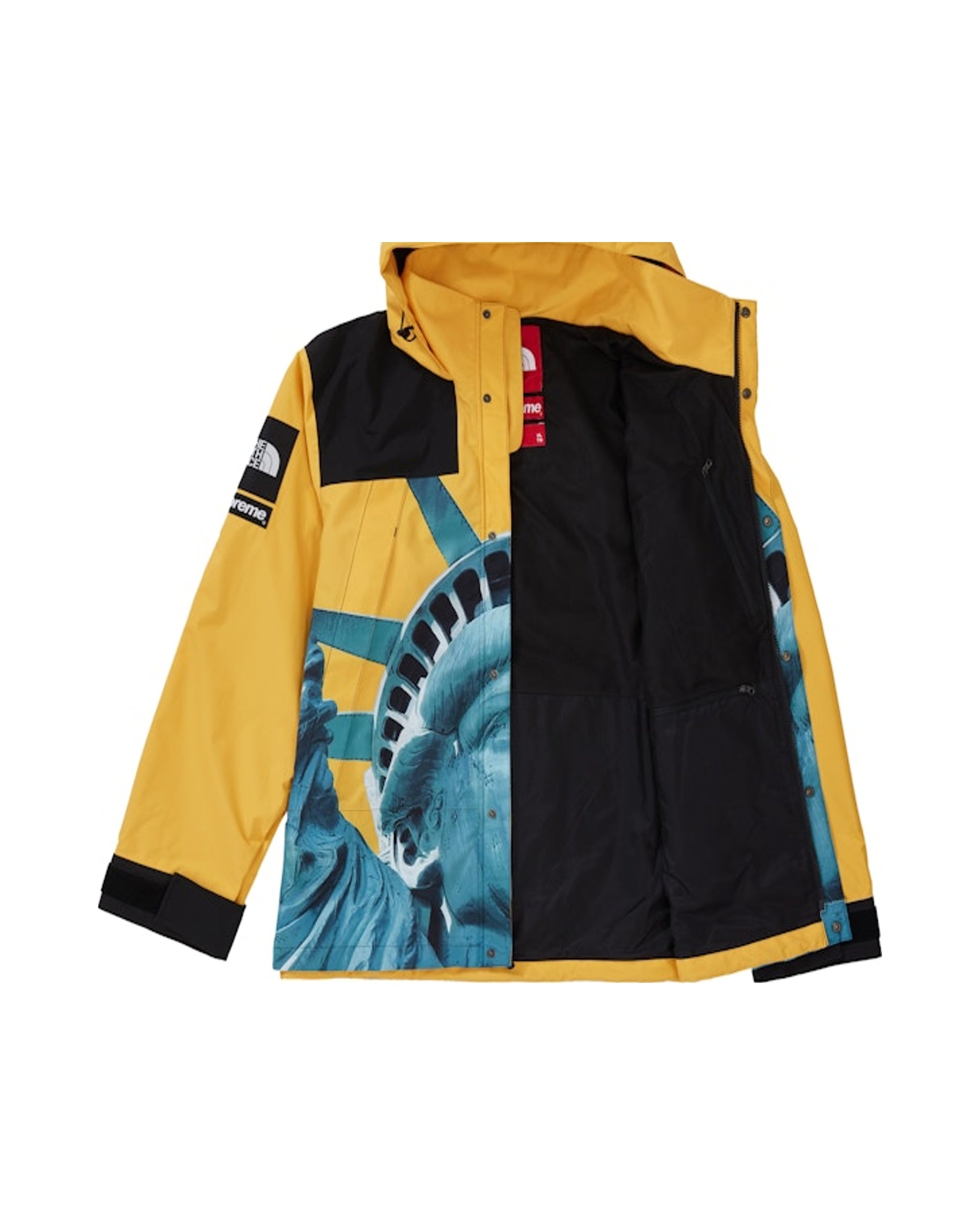 Supreme The North Face Statue of Liberty Mountain Jacket Yellow