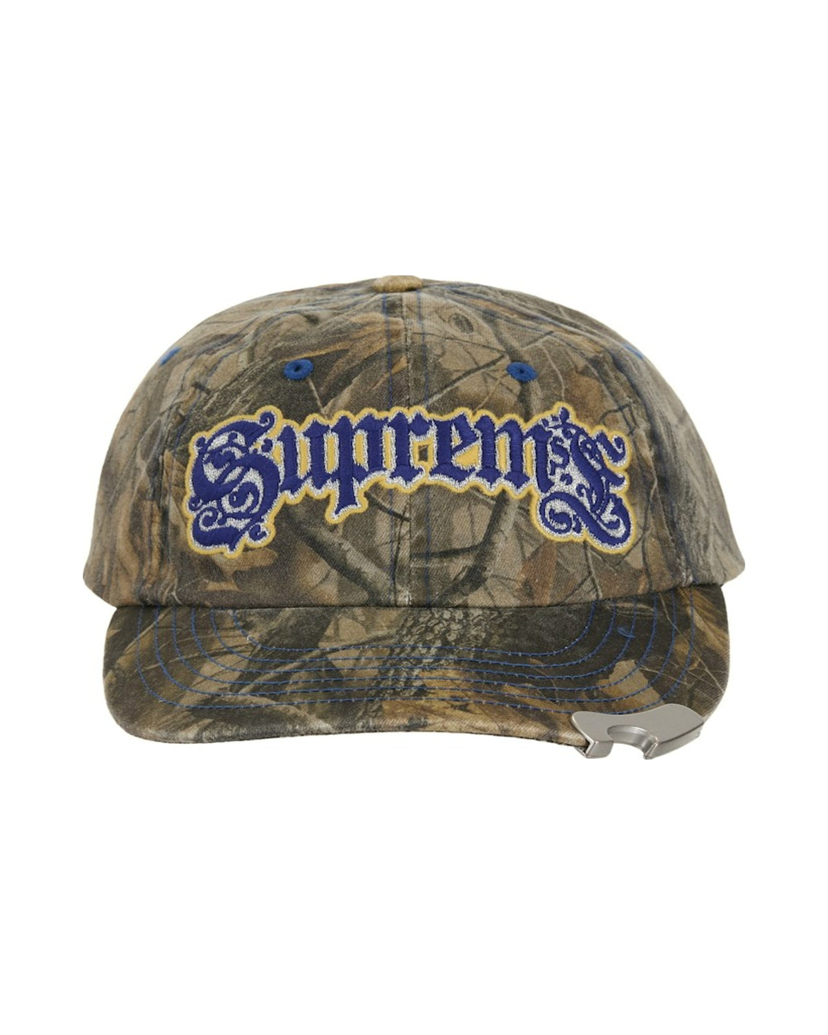 Supreme Bottle Opener 6-Panel Hat Brown Camouflage