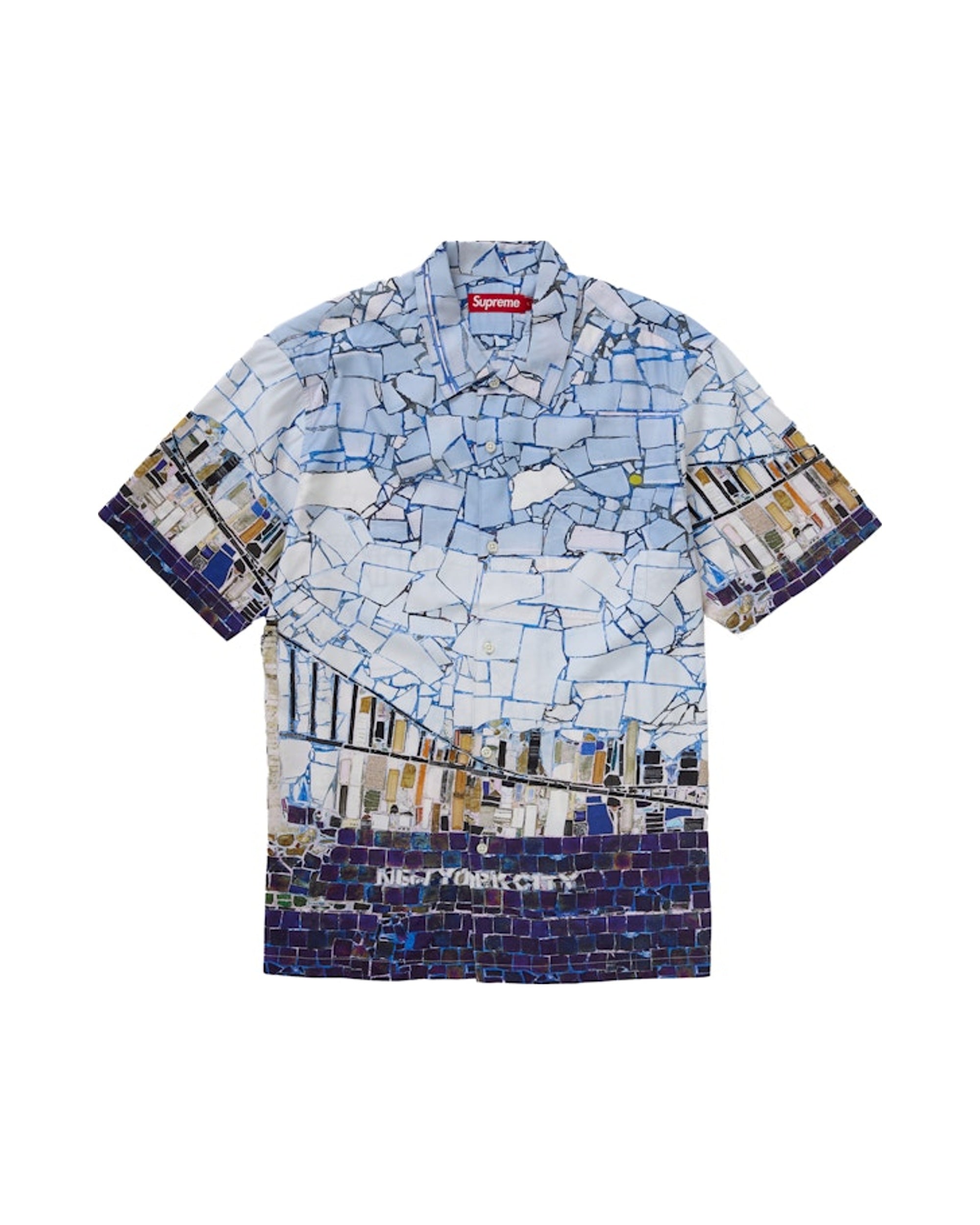 Supreme Mosaic S S Shirt Multicolor
