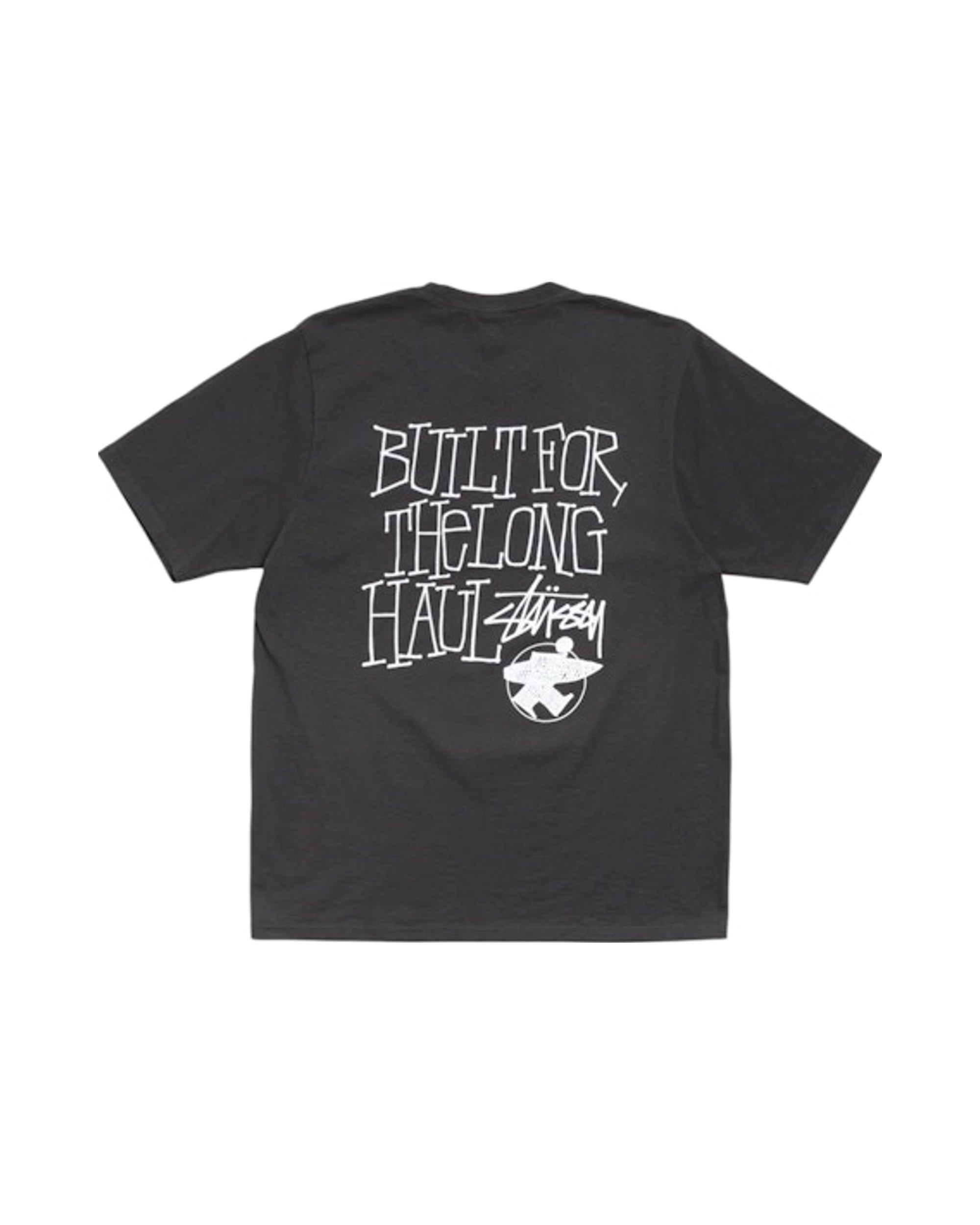 Stussy Long Haul Pigment Dyed Tee Faded Black