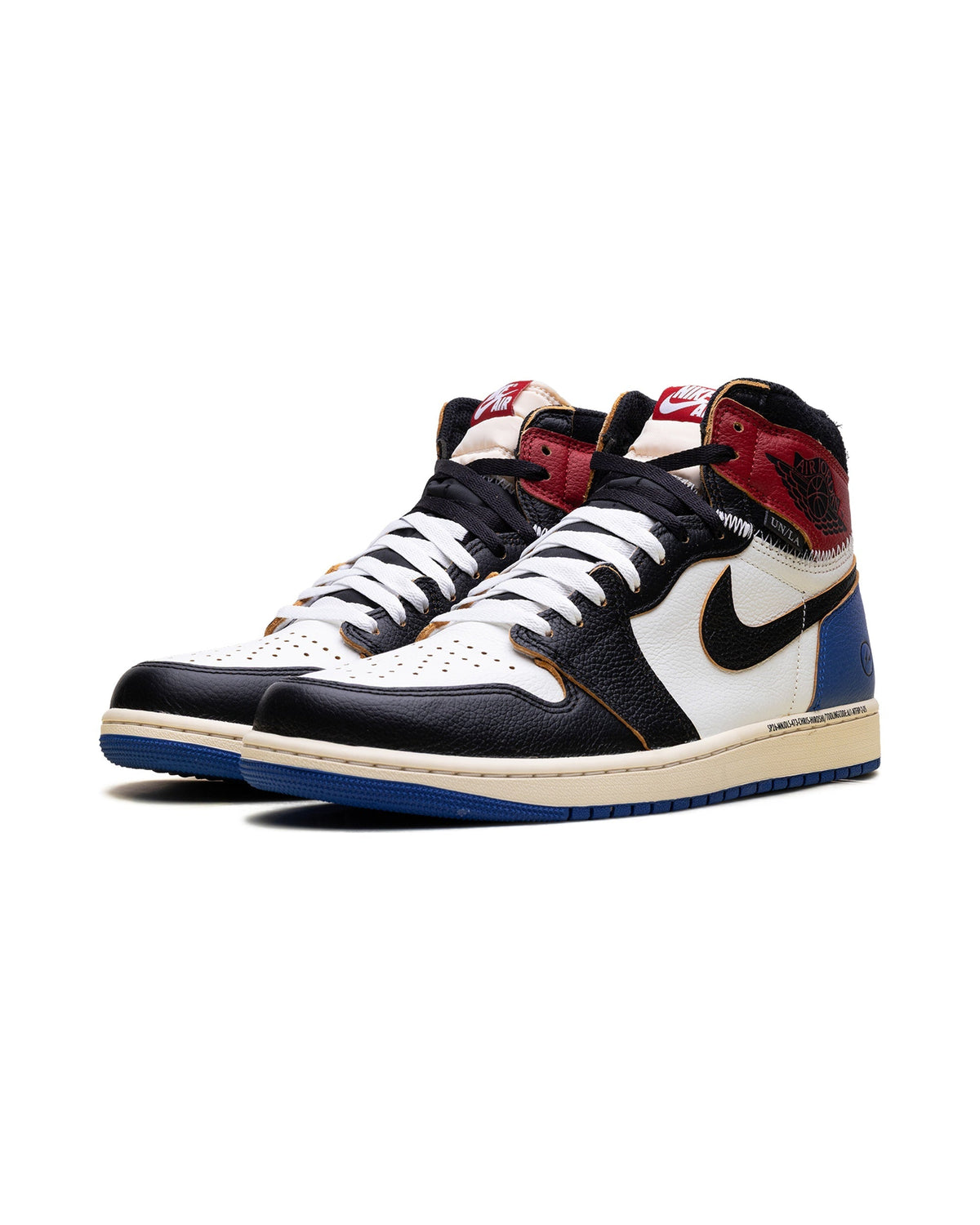Jordan 1 Retro High OG SP Fragment x Union LA Varsity Red Sport Royal