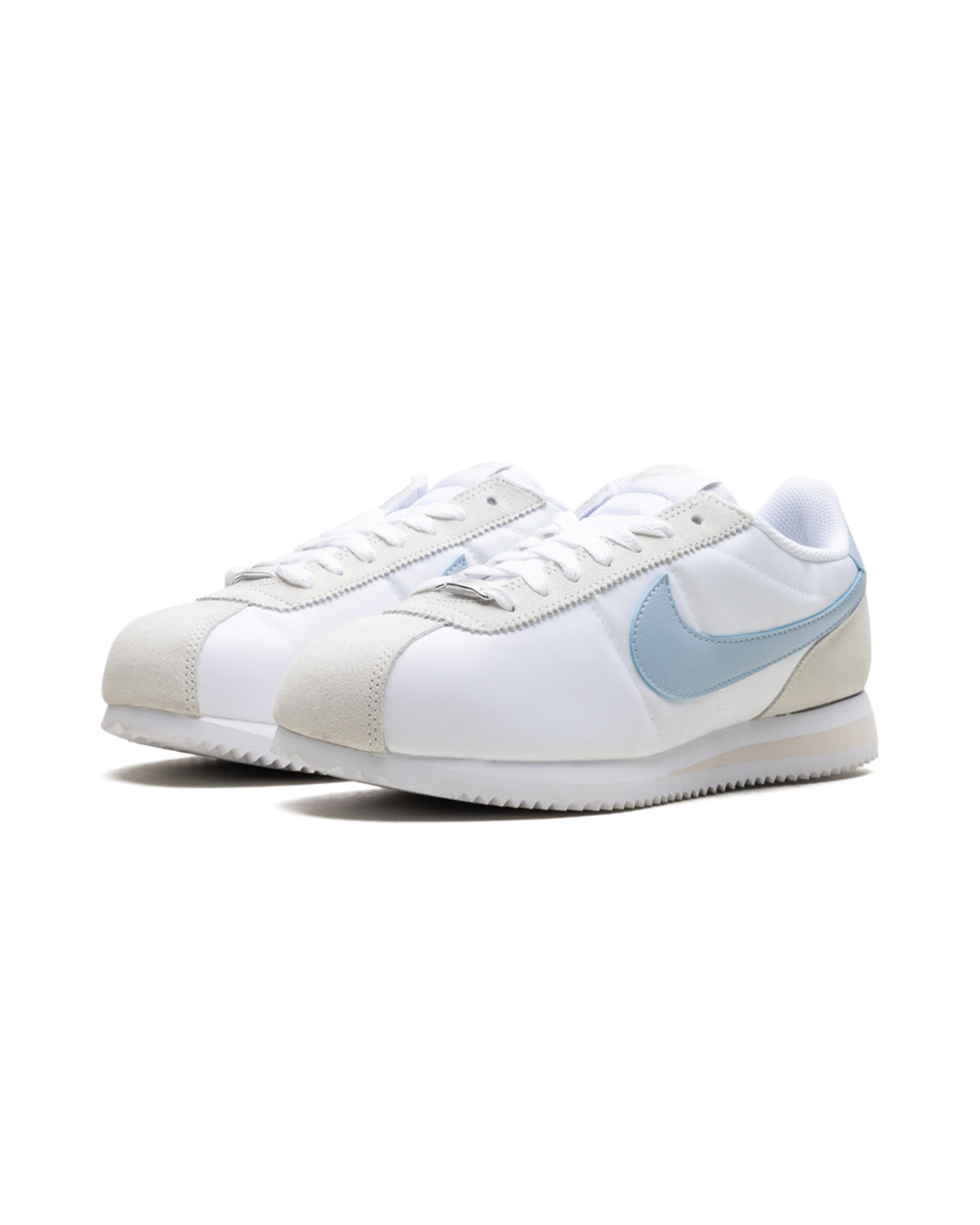 Nike Cortez Textile White Light Orewood Brown Summit White Light Armory Blue (Women's)