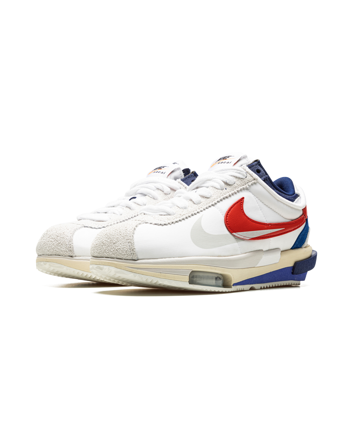 Nike Zoom Cortez SP sacai White University Red Blue