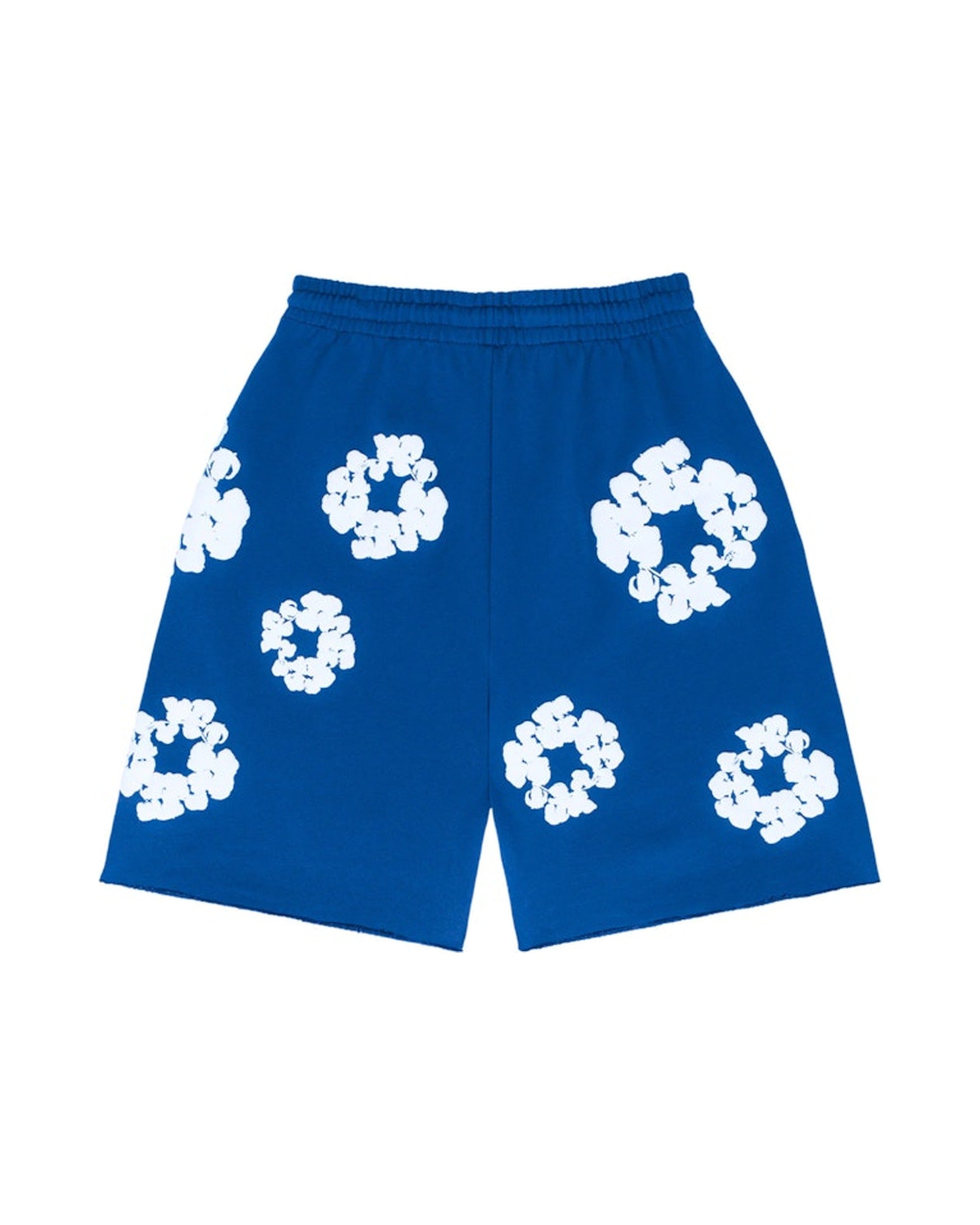 Denim Tears The Cotton Wreath Shorts Royal Blue