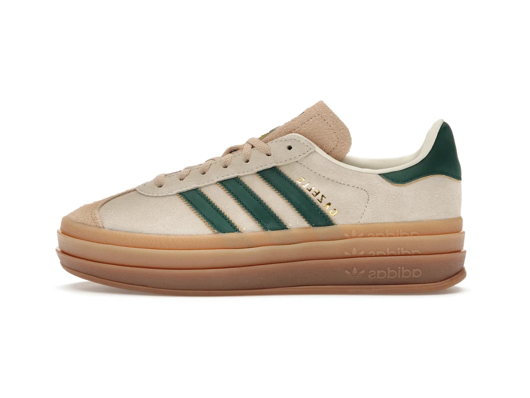 Adidas Gazelle Bold "Magic Beige Collegiate Green" - street-bill.dk