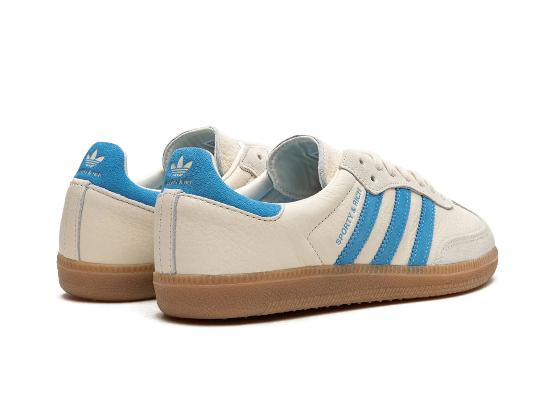 Adidas Samba OG Sporty & Rich "Beige Blue" - street-bill.dk