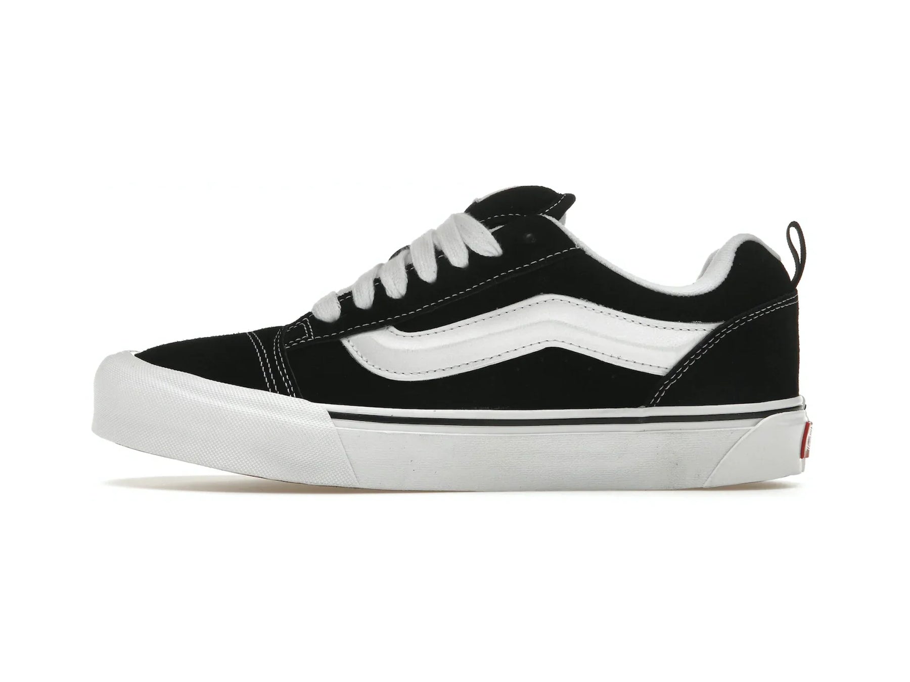 Vans Knu Skool "Black White" - street-bill.dk