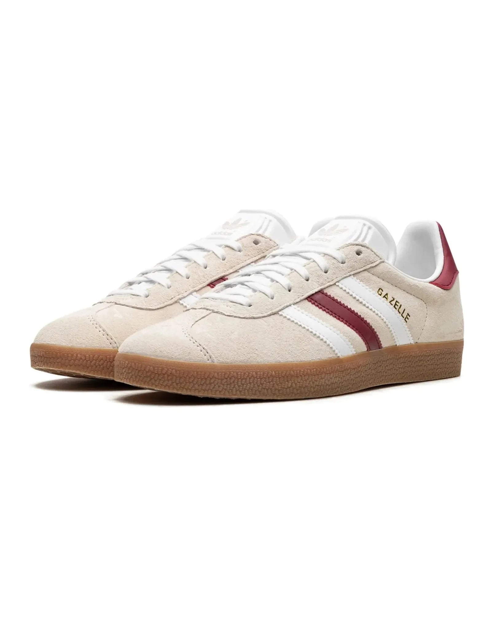 Adidas Gazelle "Aluminum Collegiate Burgundy" - street-bill.dk