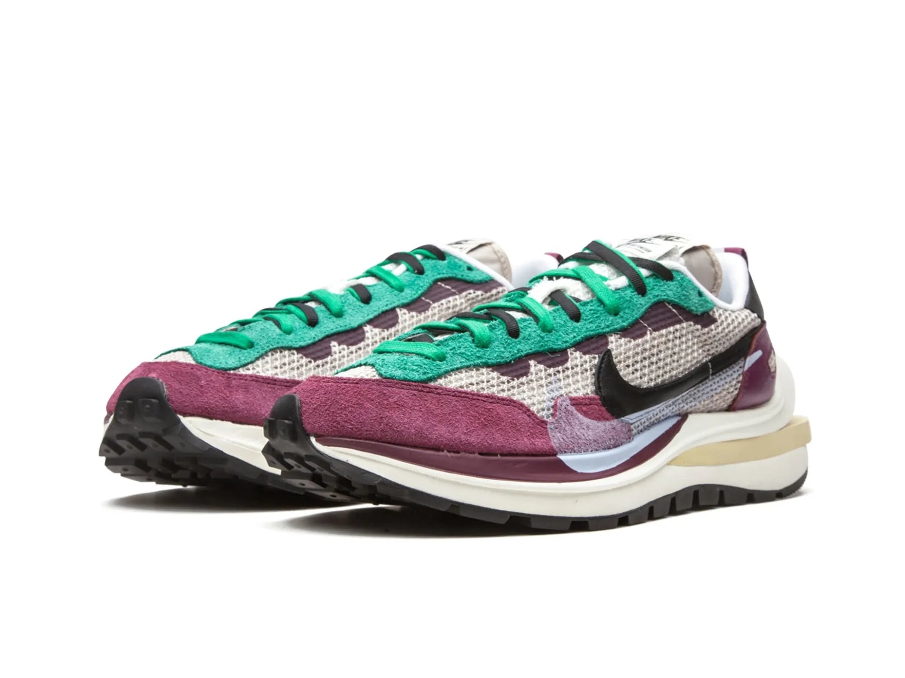 Nike Vaporwaffle Sacai "Red Neptune Green" - street-bill.dk