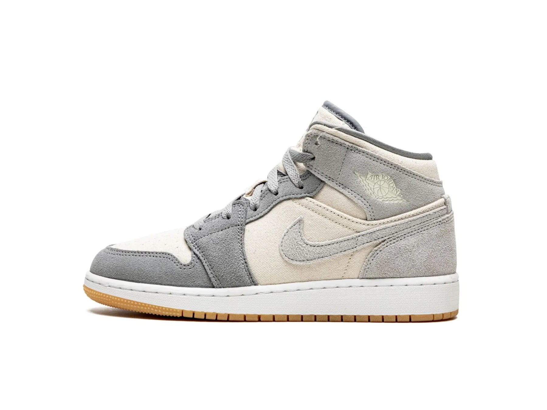 Nike Air Jordan 1 Mid "Coconut Milk Particle Grey" - street-bill.dk