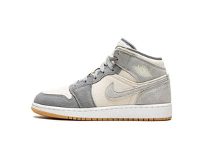 Nike Air Jordan 1 Mid "Coconut Milk Particle Grey" - street-bill.dk