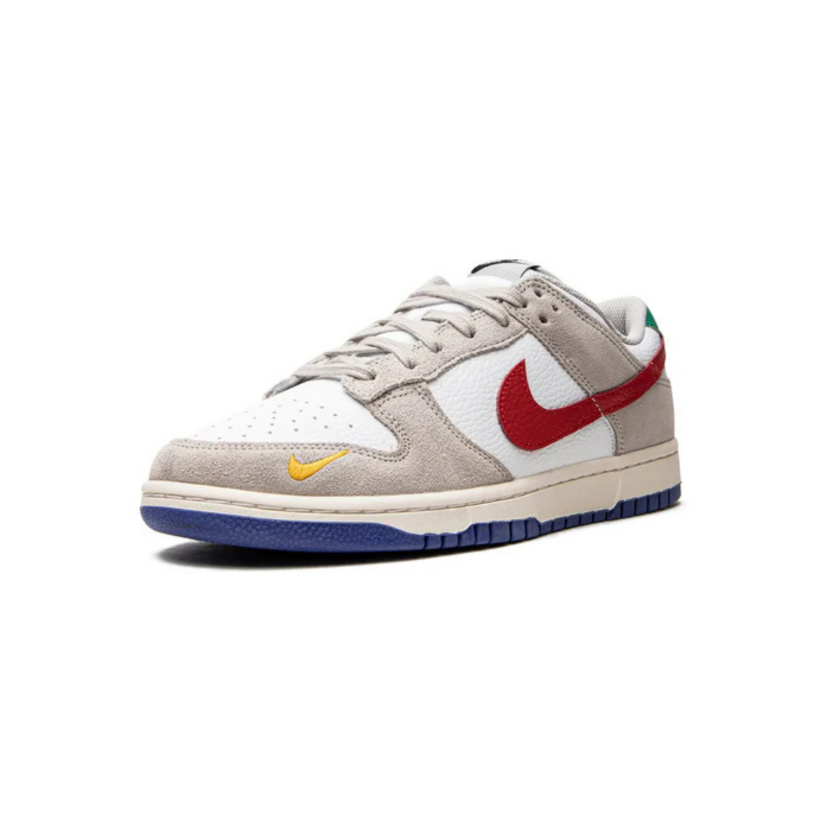 Nike Dunk Low "Light Iron Ore Red Blue" - street-bill.dk