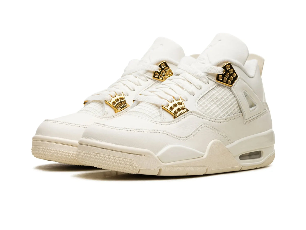 Jordan 4 Retro Metallic Gold (Women's)