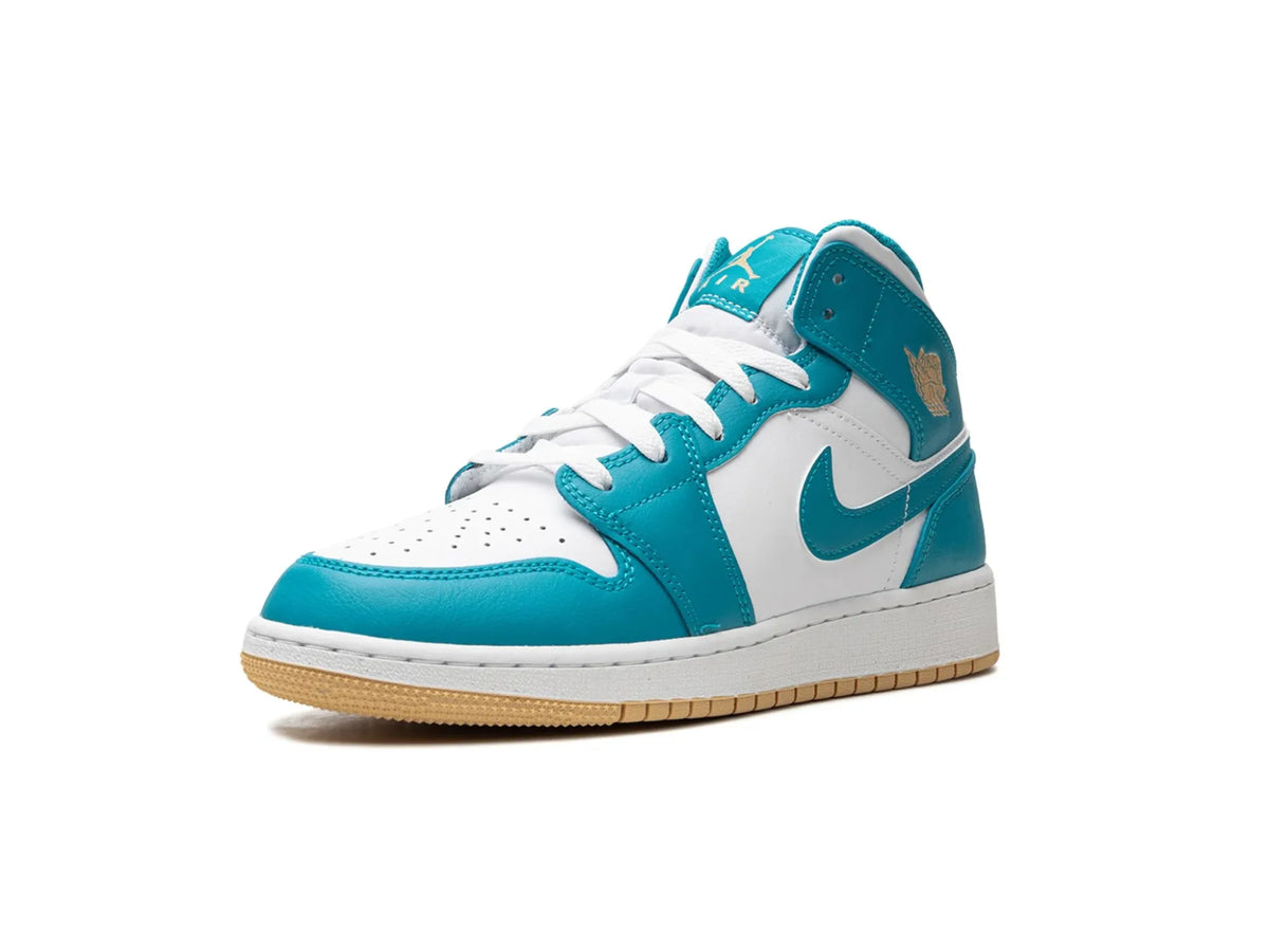 Nike Air Jordan 1 Mid "Aquatone" - street-bill.dk