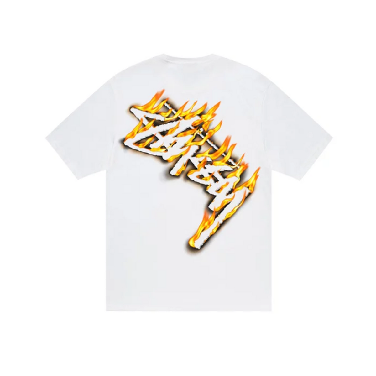 Stüssy Burning Stock T-shirt "White"