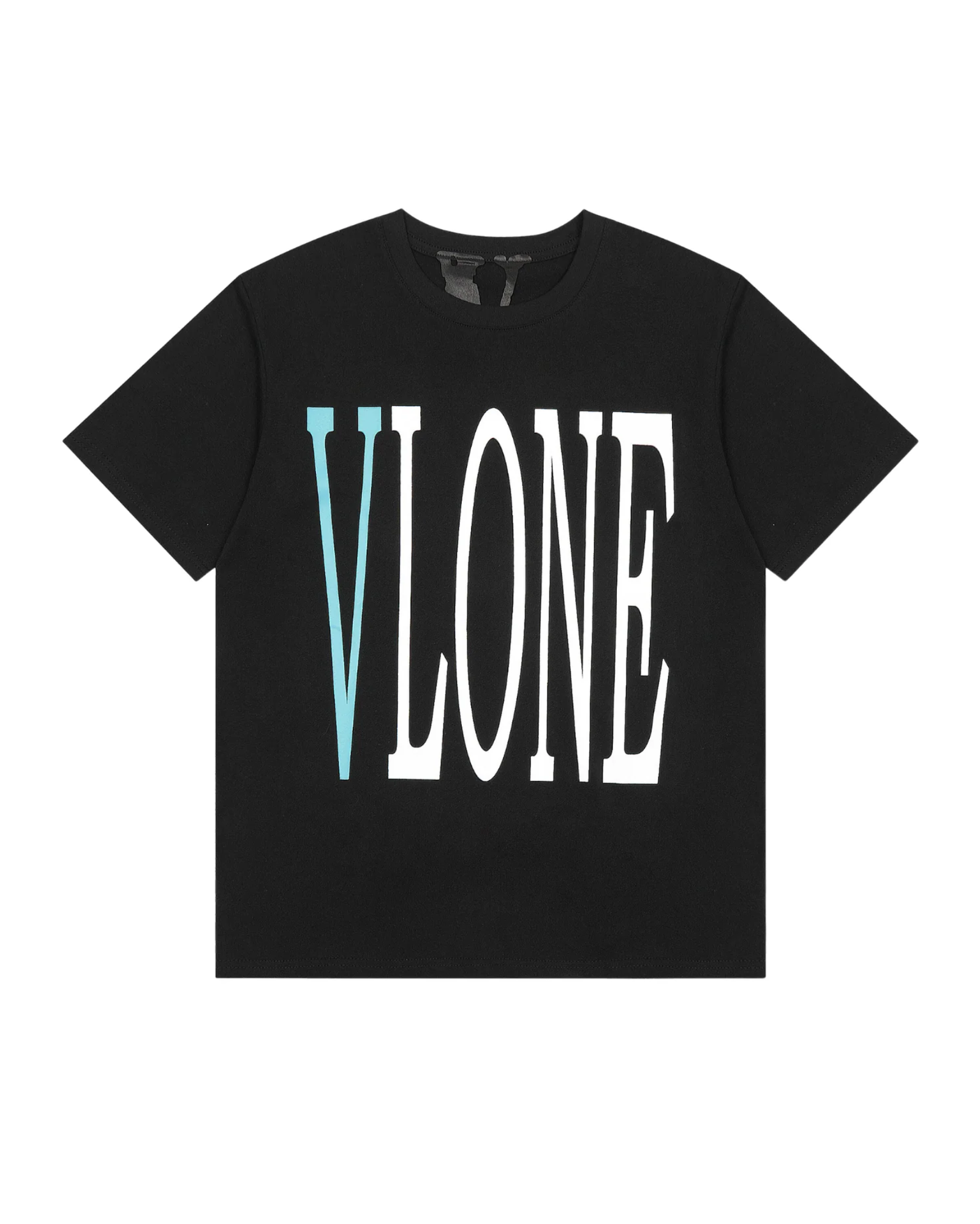 Vlone Staple T-shirt "Black/Cartoon Blue"