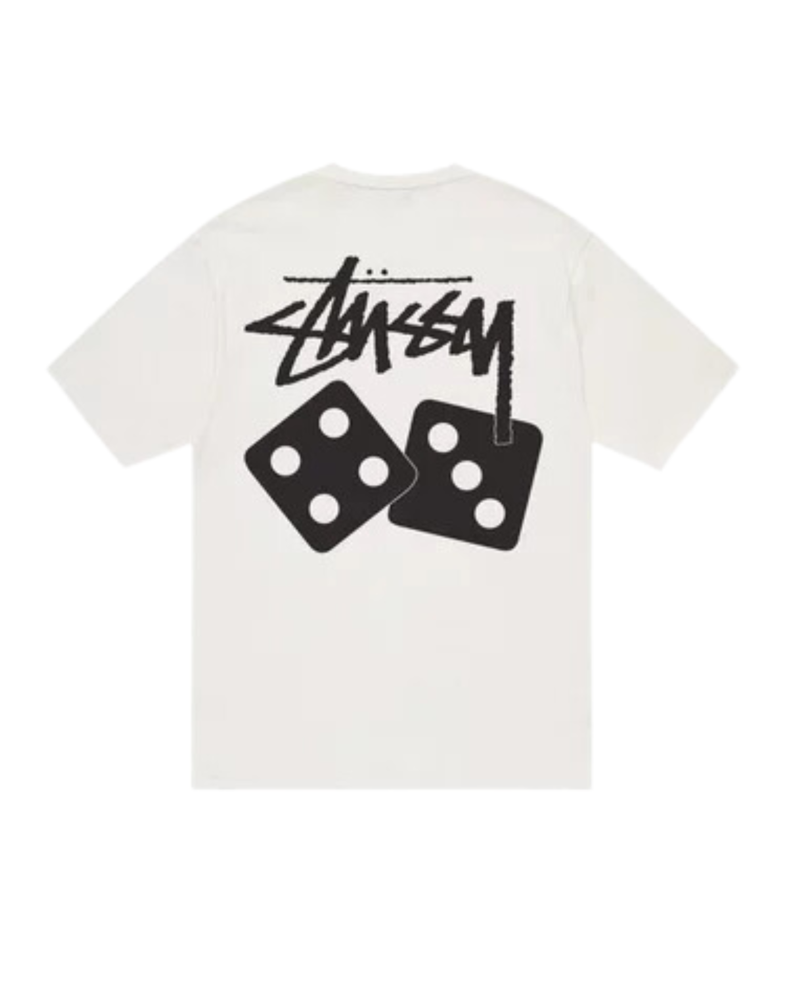 Stüssy Dice Pigment Dyed T-shirt "White"