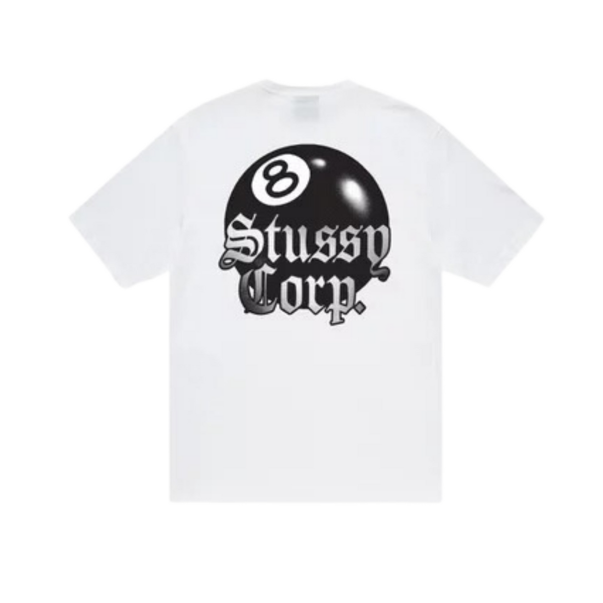 Stüssy 8 Ball Corp. T-shirt "White"