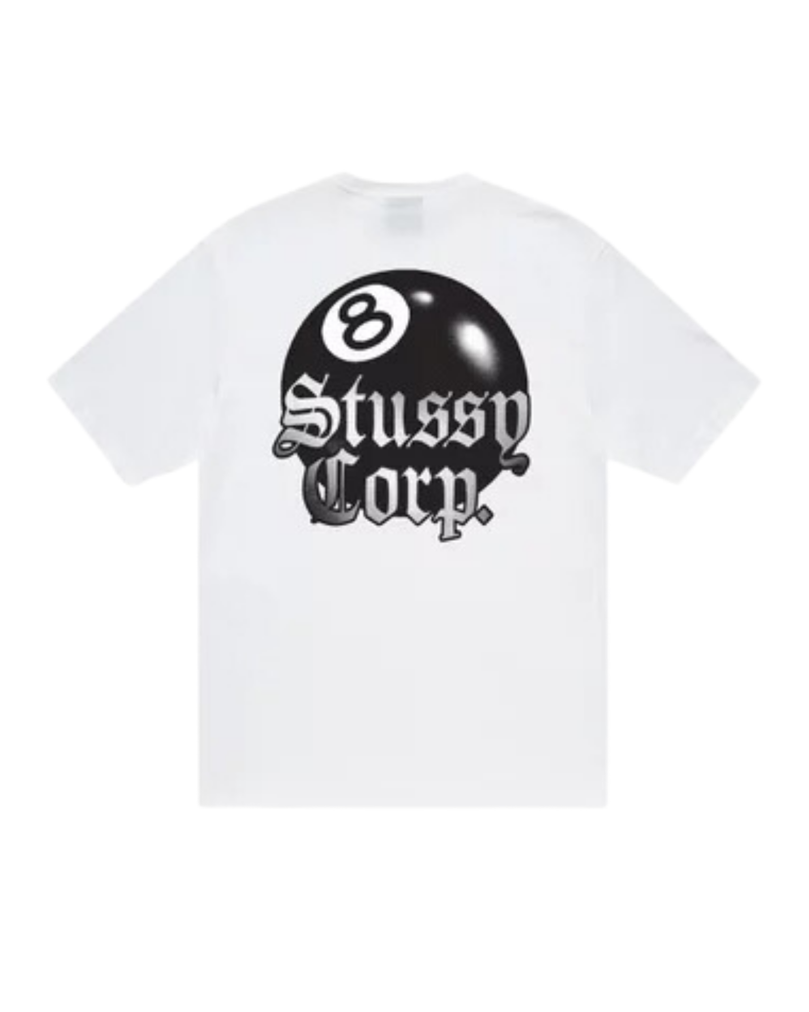 Stüssy 8 Ball Corp. T-shirt "White"