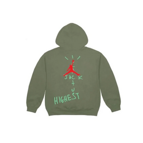 Travis Scott x Jordan Cactus Jack Highest Hoodie Olive