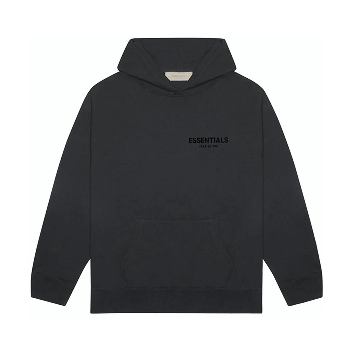 Fear of god essentials hoodie black