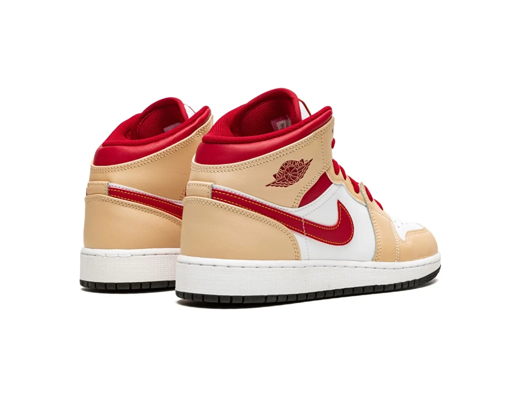 Nike Air Jordan 1 Mid "Beige Red" - street-bill.dk